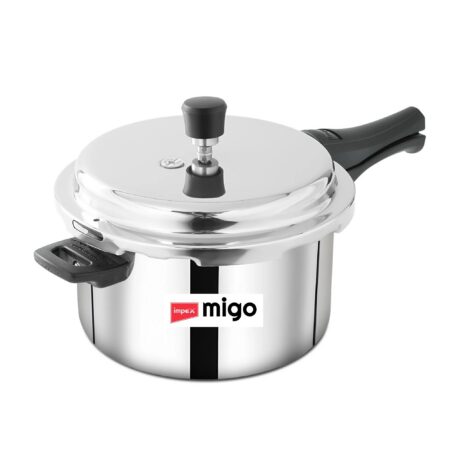 Impex Migo TPC-5N Serene 5 Litre Stainless Steel Triply Pressure Cooker Induction Bottom