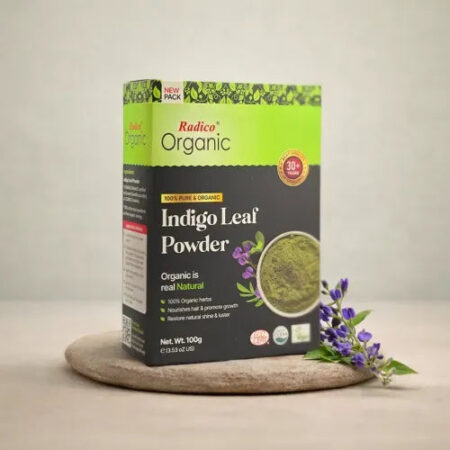 Radico Organic Indigo Leaf Powder Natural Hair Dye Alternative - 100 gms