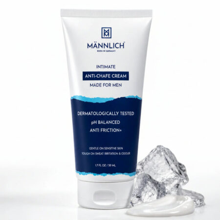 Mannlich Anti-Chafing Cream for Men | Cream-to-Powder Formula | Comfort & Friction Protection