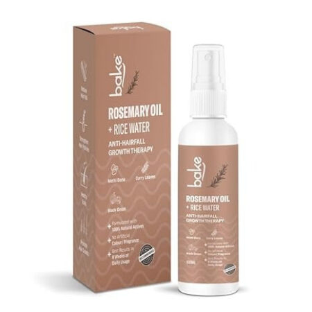 Bake Rosemary Oil Hair Growth Serum Spray with Rice Water & Methi Dana - 100 ml
