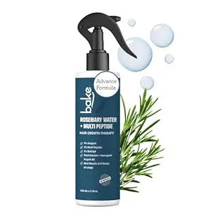 Bake Rosemary Water Hair Growth Spray with Multi Peptides for Hair Fall Control & Hair Growth - 100 ml